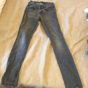 7 For All Mankind Gray skinny jeans
